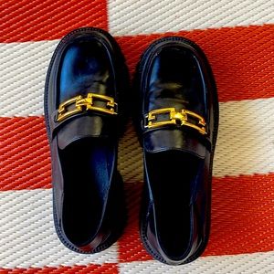 Black Chunky Loafers